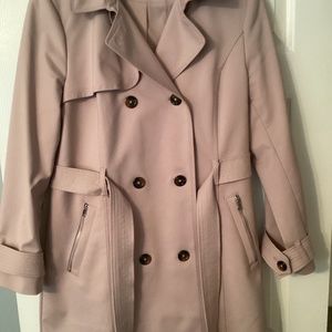 Express Trench Coat Powder Pink